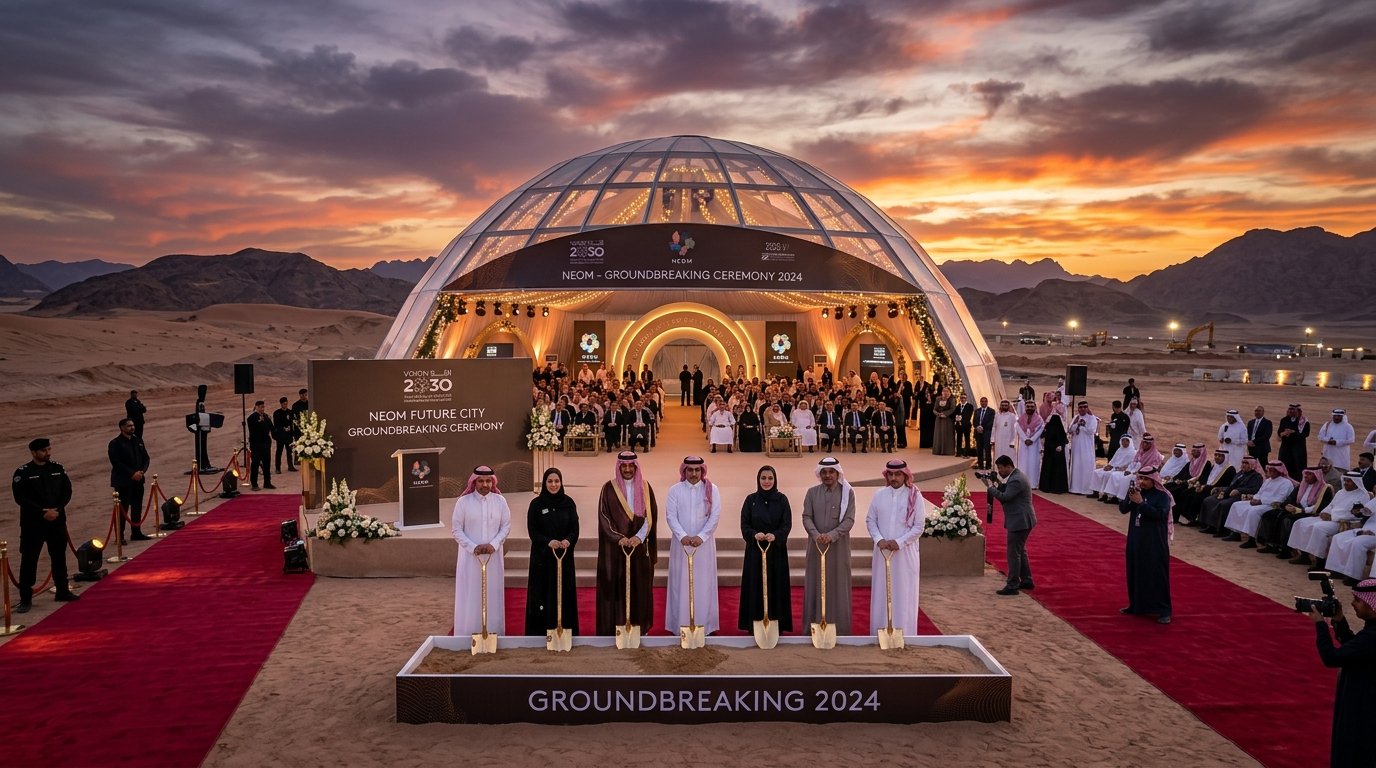 Earth Breaking Ceremony - RAMC Events Arabia Portfolio